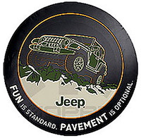Spare Tire Cover 2007-13 Jeep Wrangler 2/4-Door