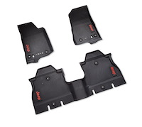 All-Weather Front and Rear Floor Liner Set for 2018-2019 Jeep Wrangler JL Unlimited 4-Door