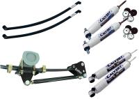 2100 CalTracs Standard Drag-Profile Traction Bar Kit for 1955-1957 Chevy Bel Air [2-Hole Pivot Plates]