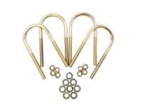 Round U-Bolts 1/2" Diameter 7" Length