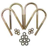 Round U-Bolts 1/2" Diameter 9" Length