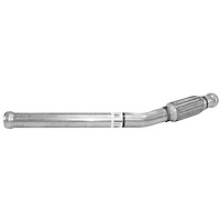 28608 Prebent Exhaust Pipe; 1999-2003 Saab 9-3 Center, 1994-1998 Saab 900 Center