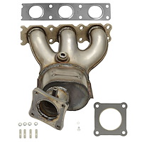 641537 Federal/EPA Catalytic Converter - Direct Fit w/ Integrated Manifold; Fits Select Volvo