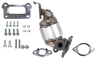 641645 Federal/EPA Catalytic Converter - Direct Fit w/ Integrated Manifold; Fits Select Nissan/Mitsubishi