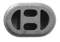 8262 Exhaust Hanger; Fits Select Volkswagen/Merkur/Ford/Mercury