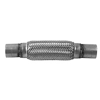 8849IB Flex Coupling - 300 Series SS, 2.50" Core, 2.50" Necks, 12" OAL w/Inner Braid