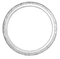 9233 Exhaust Pipe Flange Gasket; Fits Select Mazda/Lexus/Toyota/Nissan