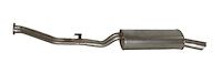 BW4847 Exhaust Muffler; 1987-1993 BMW 325i Rear, 1987-1991 BMW 325is Rear, 1988-1991 BMW 325iX Rear, 1987 BMW 325e Rear