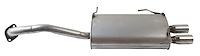 DA28157 Exhaust Muffler; 1999-2003 Nissan Maxima Rear