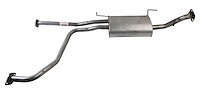 DA39245 Exhaust Muffler; 2001-2004 Nissan Pathfinder Center, 2001-2003 INFINITI QX4 Center