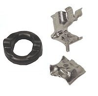 HW8501 Exhaust Muffler Hanger Kit; 1989-1995 BMW 525i Rear