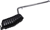 HY8101 Exhaust Muffler Assembly; 2011-2014 Hyundai Sonata