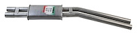 ME2295 Exhaust Muffler; 1975-1976 Mercedes-Benz 450SL Center, 1972-1973 Mercedes-Benz 350SL Center