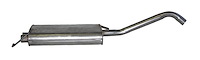 ME23507 Exhaust Muffler; 1998-2003 Mercedes-Benz ML320 Rear