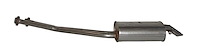 ME7807 Exhaust Muffler; 1986-1989 Mercedes-Benz 560SL Rear