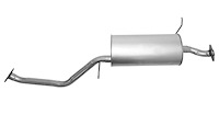 MZ17605 Exhaust Muffler; 2002-2006 Mazda MPV Center