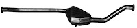 SA2705 Exhaust Muffler; 1992-1998 Saab 9000 Center