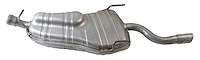SA3107 Exhaust Muffler; 1999-2002 Saab 9-3 Rear, 1994-1998 Saab 900 Rear