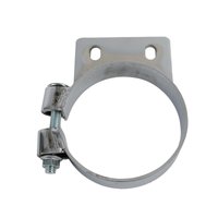 Heavy-Duty Chrome Stack Pipe Mounting Bracket for 4 in. Stacks