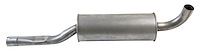VL7005 Exhaust Muffler; 1985-1992 Volvo 740 Center, 1992-1995 Volvo 940 Center, 1987 Volvo 760 Center