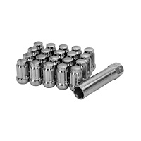 5742K5 Closed End Chrome 7/16 in. Spline Lug Nut Kit [20-Lug Kit]