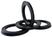 HR108-8770-4 Hub Centric Rings, Wheel I.D. 108 mm/Hub O.D. 87.7 mm