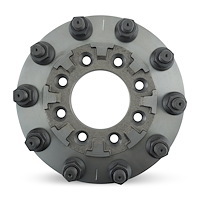 WA02-8200R Steel Wheel Adapter 8 x 200 mm Hub to 10 x 285.75 mm Wheel w/142.2 mm Bore [Rear]