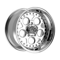 001P-58065+00 Rev 2.0 Wheel [Wheel Size: 15" x 8"] Polish Center with Polished Step Lip