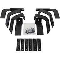 DZ15317 Rough Step Running Board Bracket Fits Select Chevy Silverado 1500/2500/3500 HD, GMC Sierra 1500/2500/3500 HD
