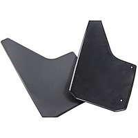 DZ17939 Black Composite Rubber Universal Splash Guards Fits Select Multiple Makes/Models (See Fitment Tab)