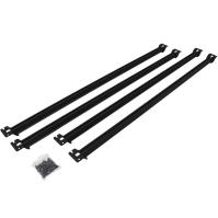 DZ95010TB Overland Series Side Rail Kit Fits Select Jeep Gladiator, Chevy Colorado, GMC Canyon, Ford Ranger, Toyota Tacoma