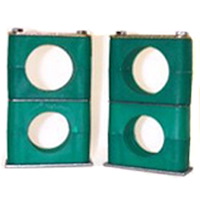 CO2 Bottle Mount Clamps 10oz. Bottle to 1-5/8" Diameter Chassis Tube