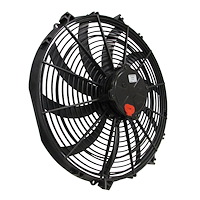 Champion-Series Low-Profile Electric Cooling Fan, Diameter: 16 in., Type: Single