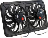 Jetstreme II Platinum Supreme-Series Electric Cooling Fan with Relay Harness, Diameter: 12 in., Type: Dual