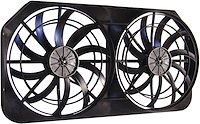 Mach Two Extreme-Series Electric Cooling Fan, Diameter: 16 in., Type: Dual