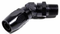 194510-BL Series 3000 Direct Fit 45 Degree Hose End -10AN X 1/2 in NPT [Black]
