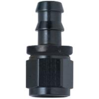 200104-BL Series 8000 Push-Lite Race Hose End Straight -4 AN Black