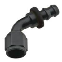 206012-BL Series 8000 Push-Lite Race Hose End 60 Degree -12 AN [Black]
