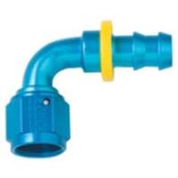 209006 Series 8000 Push-Lite Race Hose End 90-Degree