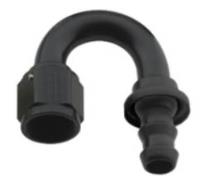 Series 8000 Push-Lite Race Hose End 180-Degree