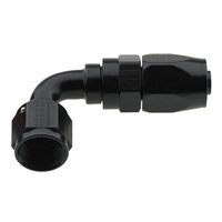 -8 AN x 90 Degree Pro-flow Hose End [Black]