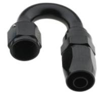 231804-BL Series 2000 Pro-Flow Hose End 180 Degree -4 AN [Black]