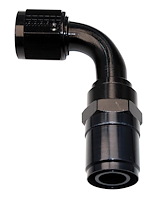 2609008 Hose End [Race-Rite, -8 AN, 90 Degree, Black]