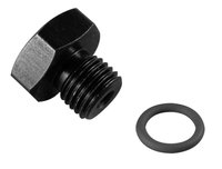-8 AN O-Ring Port Plug [Black]