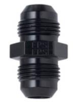 481504-BL Aluminum Union Adapter [815 -4 AN x -4 AN, Black]