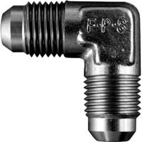 482106-BL Aluminum 90-Degree Union [-6 AN, Black]