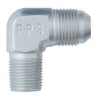 482268-CL Aluminum 90-Degree Adapter -6 x 1/2 in. NPT Clear