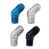 -6 AN x 1/8 in. NPT Male 45 Degree Adapter
