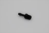 484000BL Adapter Fitting [1/8 in. NPT Male to 1/4 in. hose Barb Hose Barb, Straight, Black]