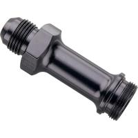 491976-BL Carburetor Adapter Fitting -8 AN x 7/8-20 Male [Black]